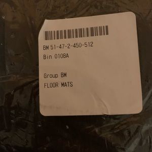 BMW X3 2019 Floor Mats/ Brand New/Never Used/ All Weather/Item # As seen on Tags